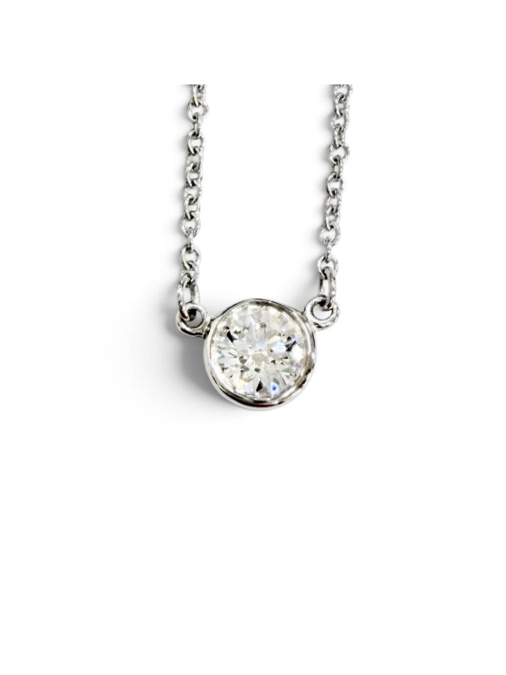 Tiffany & Co by the Yard Diamond Necklace Platinum